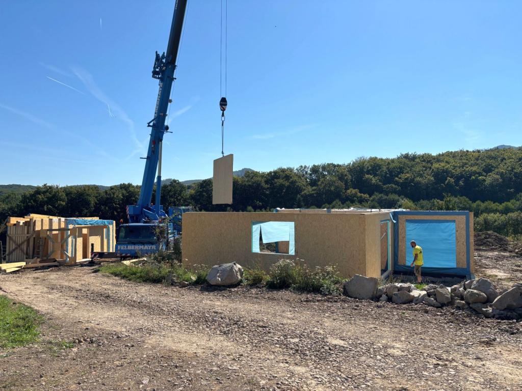 montáž hrubej stavby