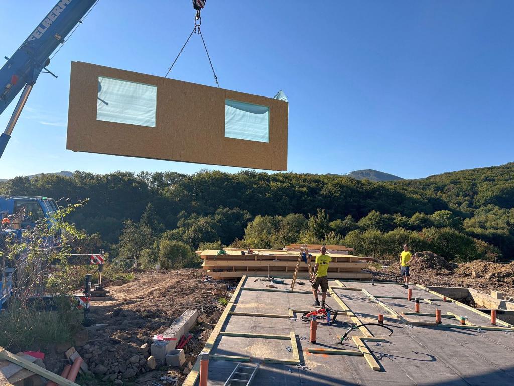 montáž hrubej stavby